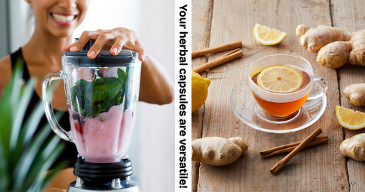 🥤Easy Smoothie Recipes and Wellness Drinks Using Herbal Capsules