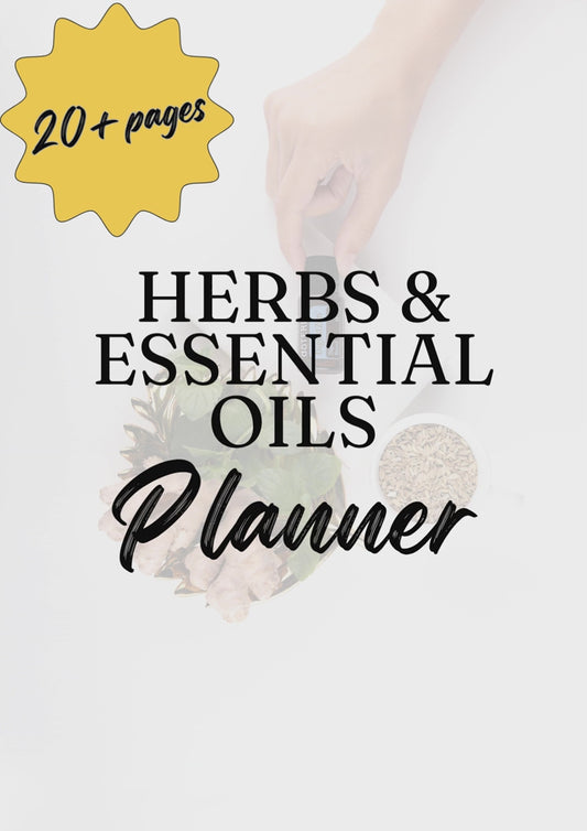 Herbs and Essential Oils Planner